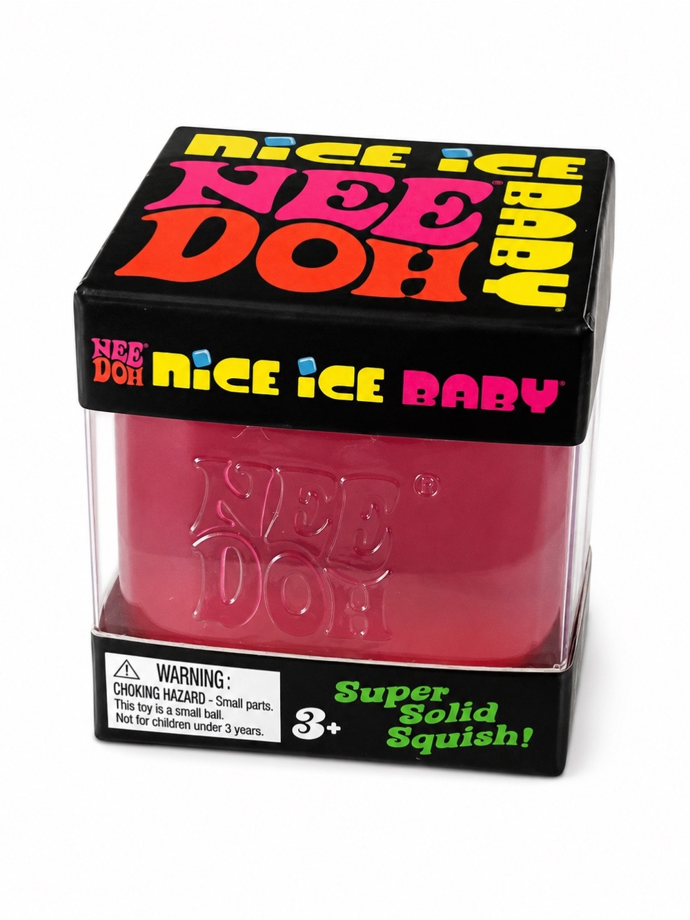 Needoh Nice Ice Baby Super Solid Squish - Pink